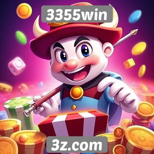 Diversidade de jogos disponíveis no 3355win